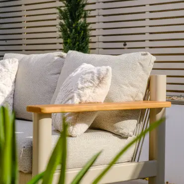 Sicily Rope Weave 2 Seat Sofa Set