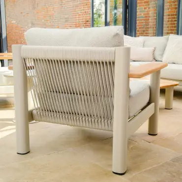 Sicily Rope Weave 3 Seat Sofa & 2 Armchairs