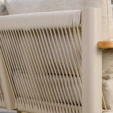 Sicily Rope Weave 2 Seat Sofa & 2 Armchairs