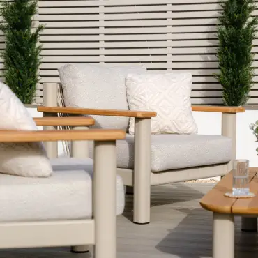 Sicily Rope Weave 2 Seat Sofa & 2 Armchairs