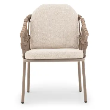 Sicily Open Rope Weave 8 Seat Rectangular Dining Set