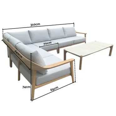 Veluta Curve Corner Unit - FSC Certified