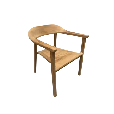 Veluta Curve Stacking Dining Chair Teak Certified