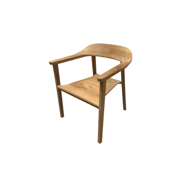 Veluta Curve Stacking Dining Chair Teak Certified