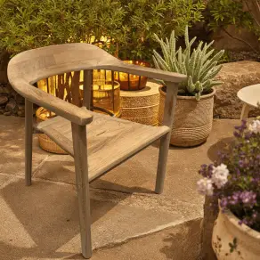 Veluta Curve Stacking Dining Chair Teak Certified