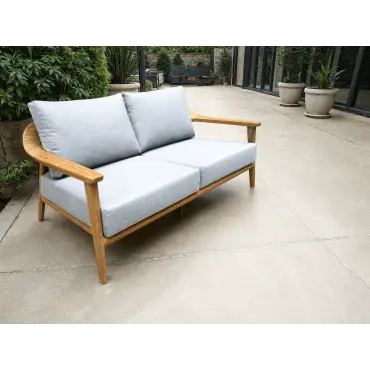 Veluta Curve 2 Seater Sofa - Teak Certified