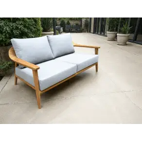 Veluta Curve 2 Seater Sofa - Teak Certified