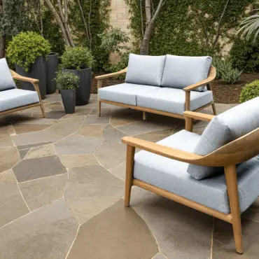 Veluta Curve 2 Seater Sofa suite - Teak Certified
