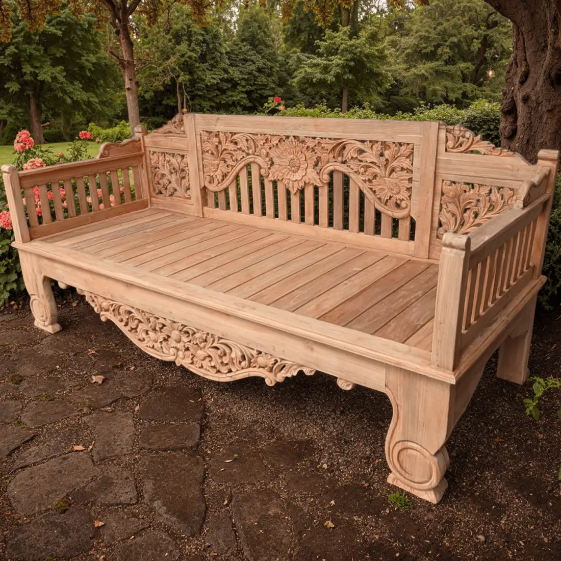 Madura Reclaimed Teak Bench - 2m