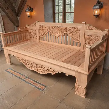 Madura Reclaimed Teak Bench - 2m