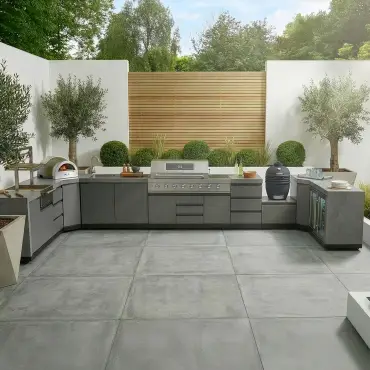 Ember Large U Shape Outdoor Kitchen Complete Set