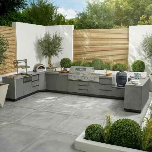 Ember Large U Shape Outdoor Kitchen Complete Set Ember Large U Shape Outdoor Kitchen Complete Set