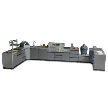 Ember Large U Shape Outdoor Kitchen Complete Set