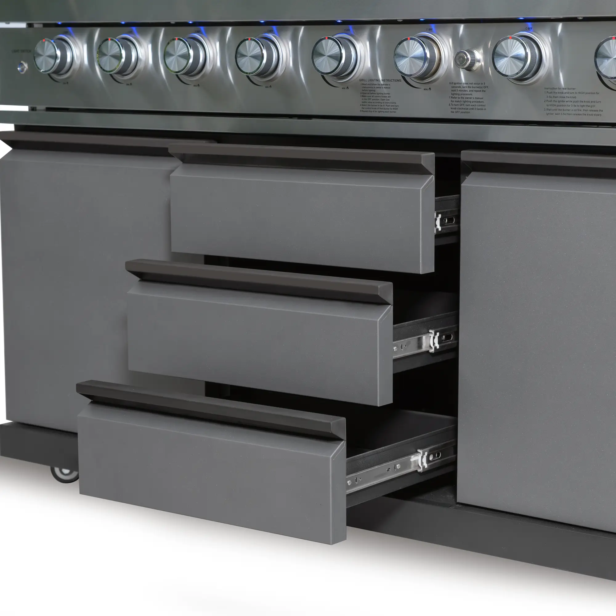 Ember Large U Shape Outdoor Kitchen Complete Set