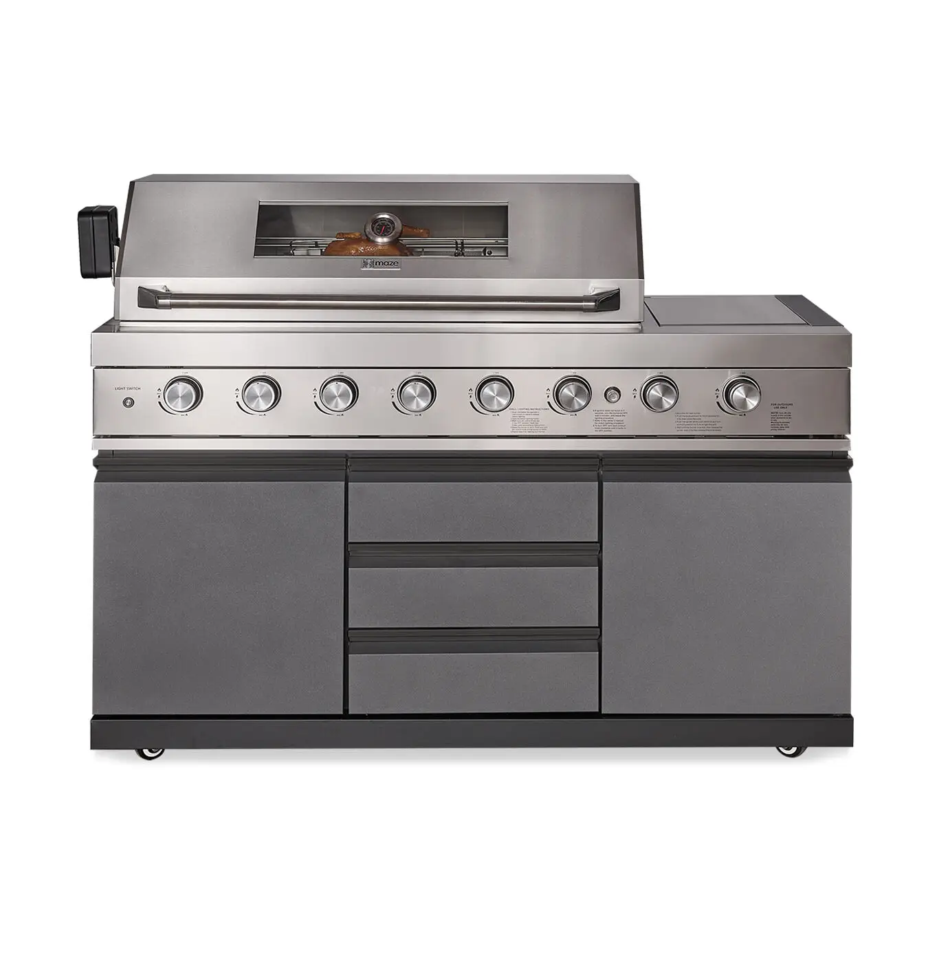 Ember Large U Shape Outdoor Kitchen Complete Set