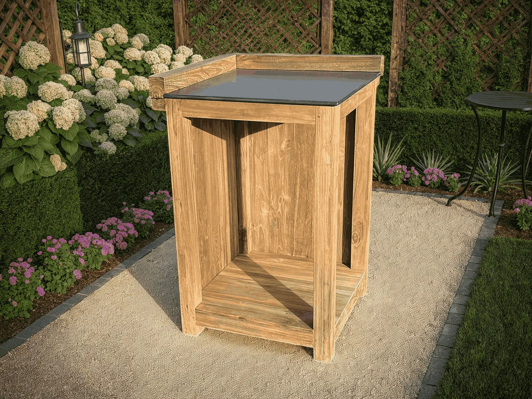 Bari Kitchen Open Corner Unit