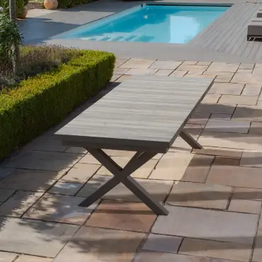 Vienna 6-10 Seat Extending Rectangular Dining Set