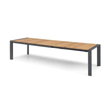 Jakarta Teak Extending 6-10 Seat Dining Table - 10 Ibiza Dining Chairs