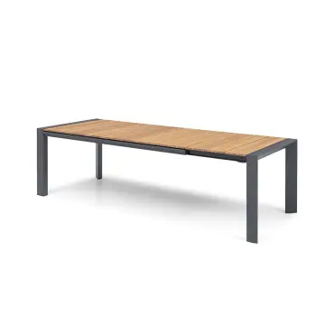 Jakarta Teak Extending 6-10 Seat Dining Table - 10 Ibiza Dining Chairs