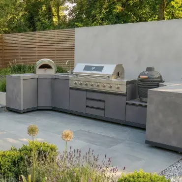 Ember Small U Shape Outdoor Kitchen Complete Set