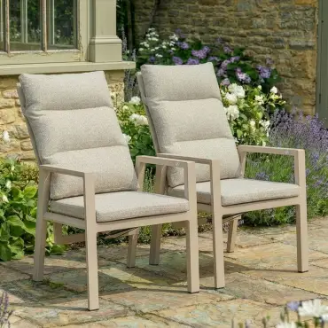 Valencia Reclining Dining Chair Set x2