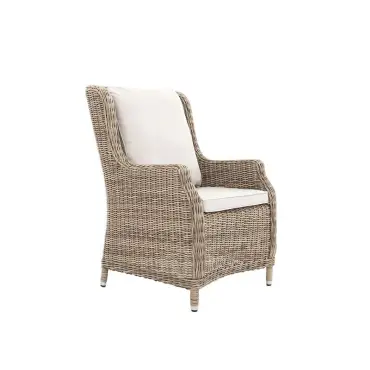 Dining Armchair Round 4-Seater Set