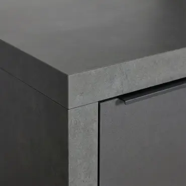 Ember Small Corner with Fridge & 18 inch Kamado
