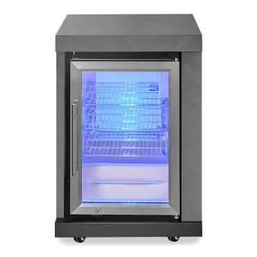 Ember Small Linear Set with Sink, Fridge & 18 inch Kamado