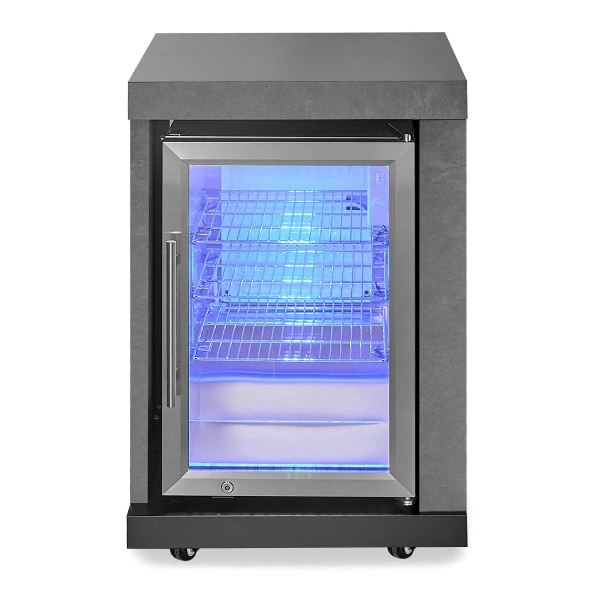 Ember Small Linear Kamado Set with Sink & Fridge