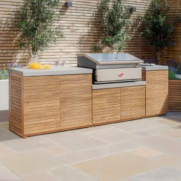 Bali Storage Units with Beefeater 1700 Series BBQ - Medium Configuration