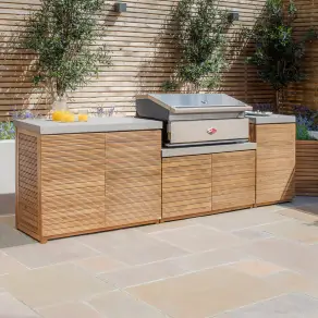 Bali Storage Units with Beefeater 1700 Series BBQ - Medium Configuration