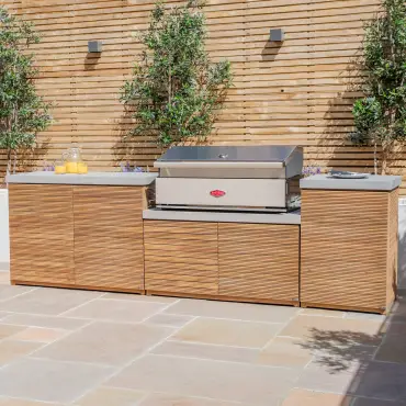 Bali Storage Units with Beefeater 1700 Series BBQ - Medium Configuration