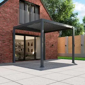 Titan 3.6m Square Aluminium Pergola