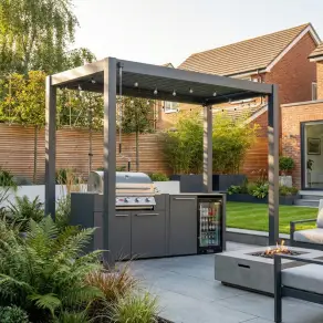 Titan Aluminium Metal Pergola - 3.0m x 1.5m Free Standing