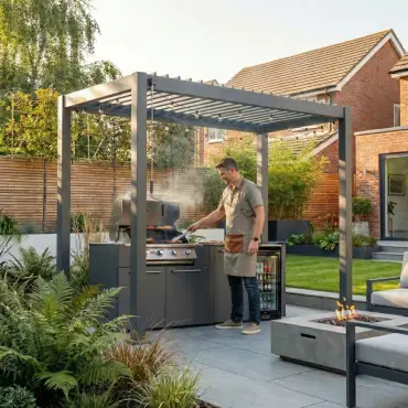 Titan Aluminium Metal Pergola - 3.0m x 1.5m Free Standing