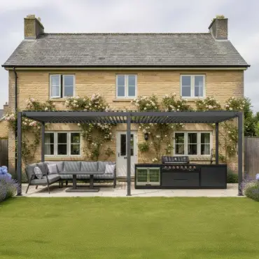 Titan 7.2m x 3.6m Rectangular Pergola