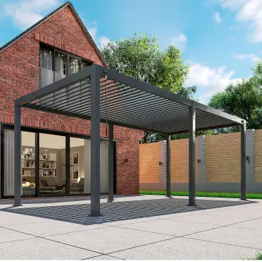 Titan 8m x 3.6m Aluminium Pergola