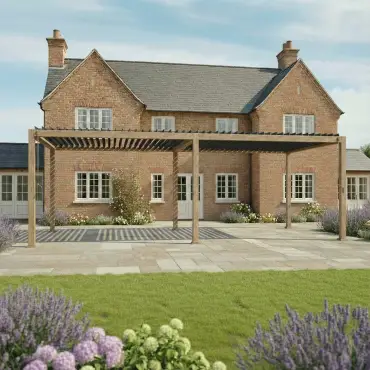 Titan 8m x 3.6m Aluminium Pergola