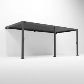 Titan 6.0m x 3.0m Aluminium Pergola  Wall Mounted