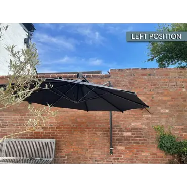 Turino Wall Parasol Grey