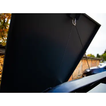 Galvanized Steel Wheelie Bin Cover | Triple