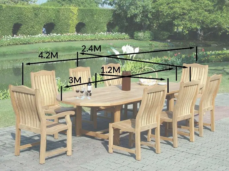 Malvern 8 Chair Dining Set - Certified