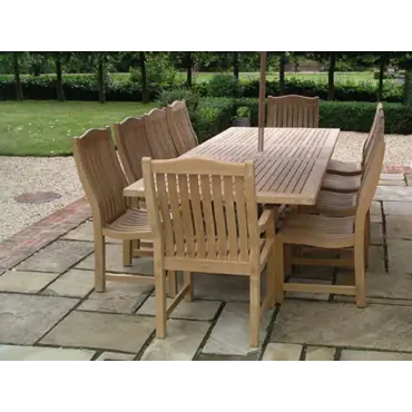Malvern teak dining set
