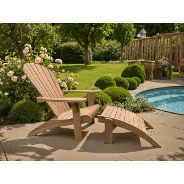 Adirondack Chair & Footstool