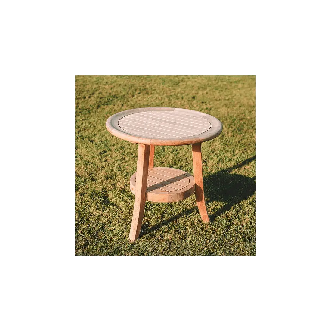 Half moon side table round