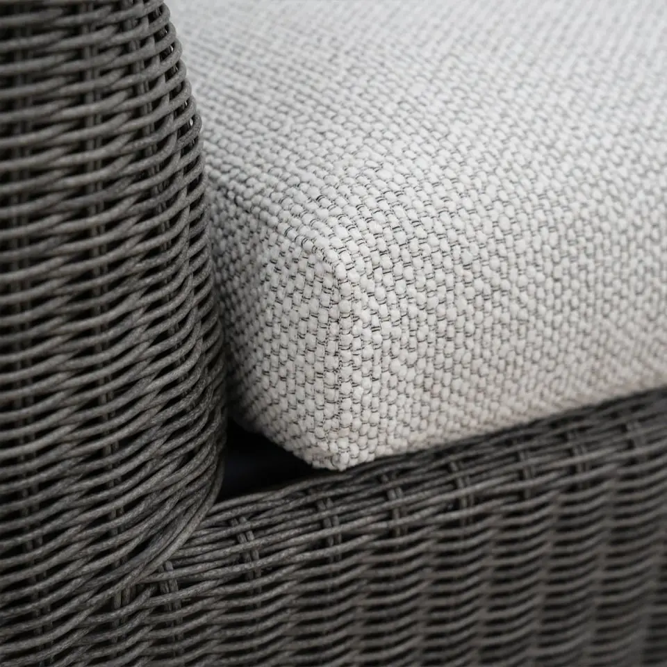 Brodie Rattan 3 Seater Sofa Lounging Set