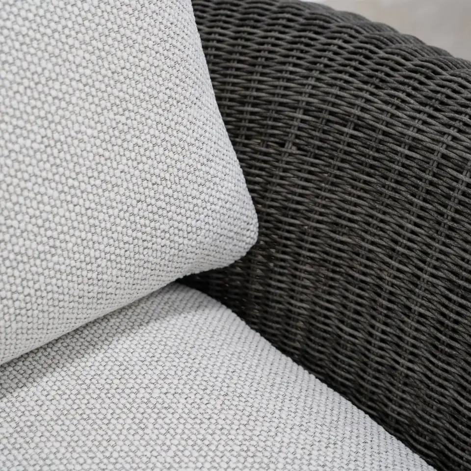 Brodie Rattan 3 Seater Sofa Lounging Set
