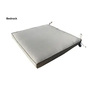 Extra large seat pad outdoor cushion - bedrock