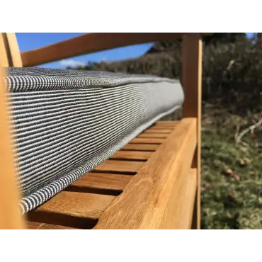 Large seat pad outdoor cushion