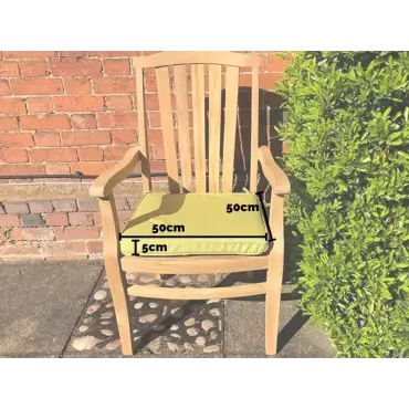 Large seat pad outdoor cushion